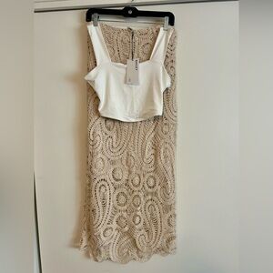 Bailey 44 Crochet Skirt Set